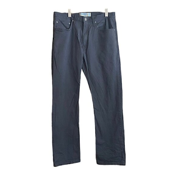 Wrangler Mens Gray Straight Denim Jeans Size 34W - Picture 1 of 8